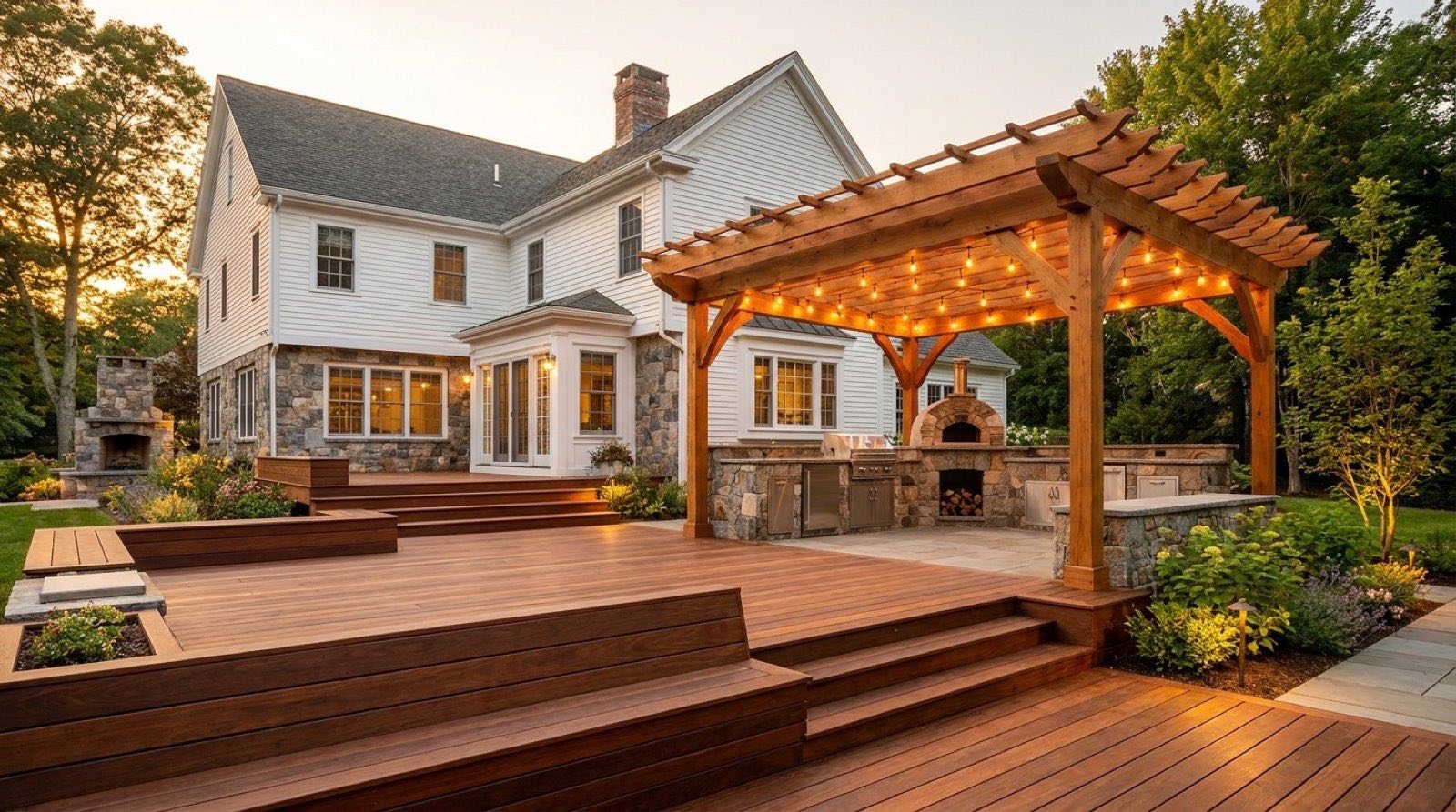 Premium deck outdoor living Massachusetts