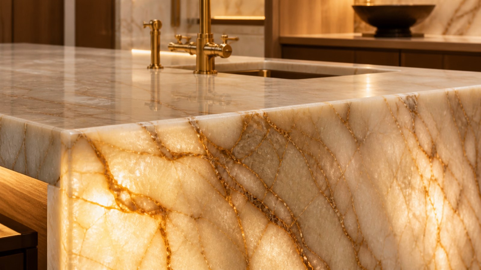 Quartzite vs quartz countertops luxury kitchen 2026