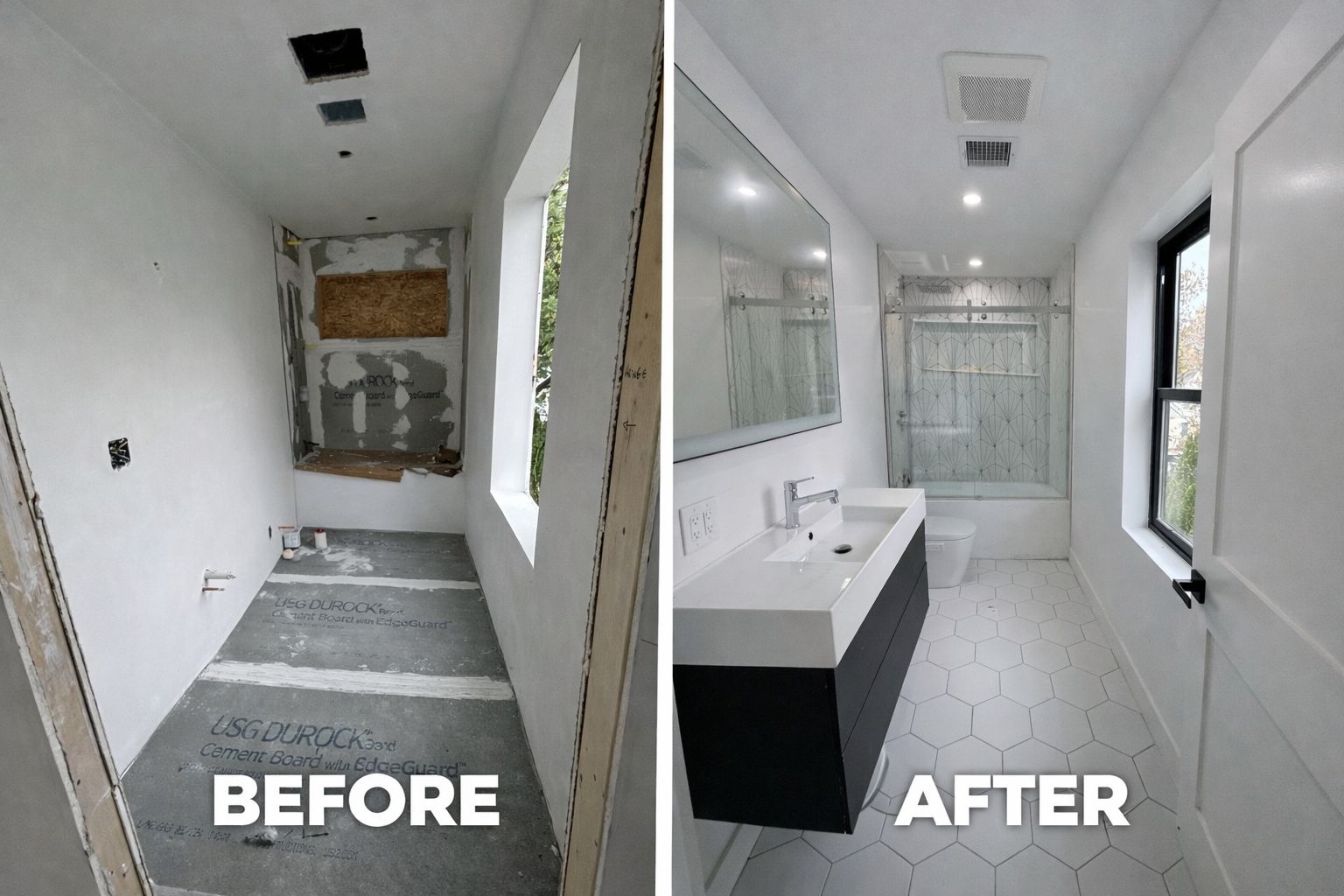 Premium bathroom renovation by Nexus Pro