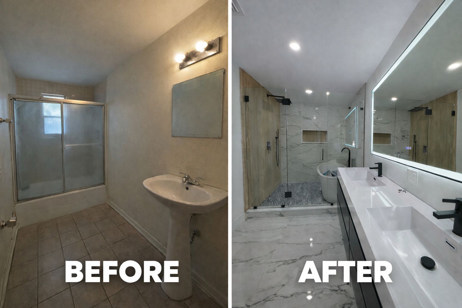 Luxury bathroom spa Massachusetts