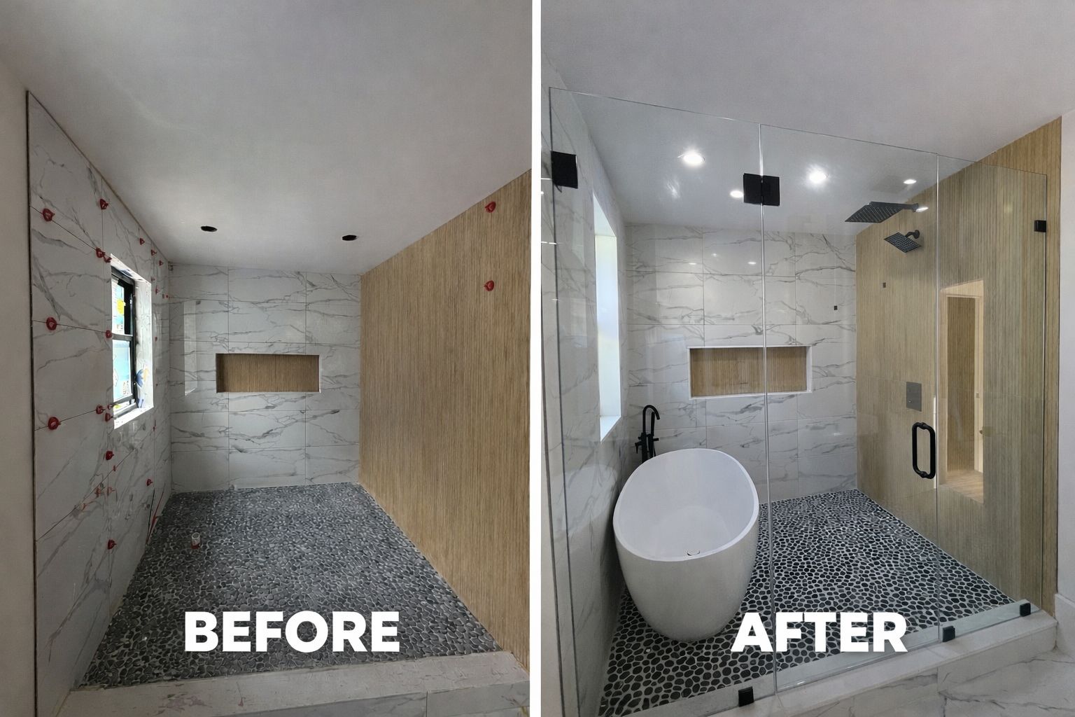 Bathroom remodel by Nexus Pro